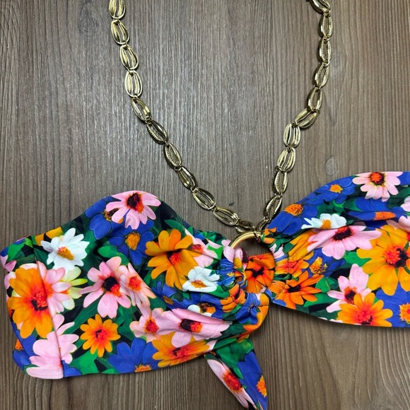 WEWOREWHAT BIKINI SHELL TOP LARGE - Picture 3 of 4